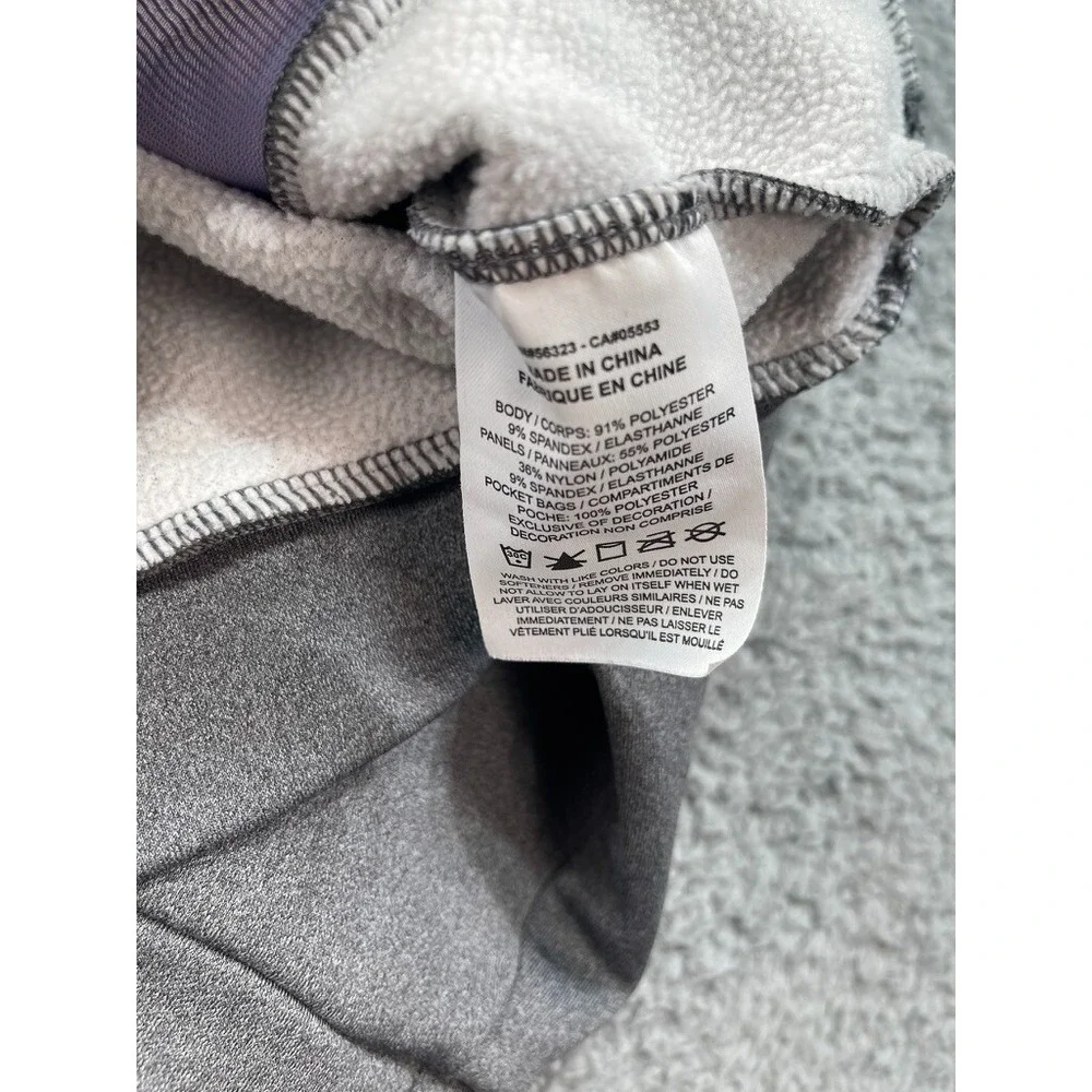 Nike Hoodie Small Gray White Blue Half Zip Color Block Pocket‎
